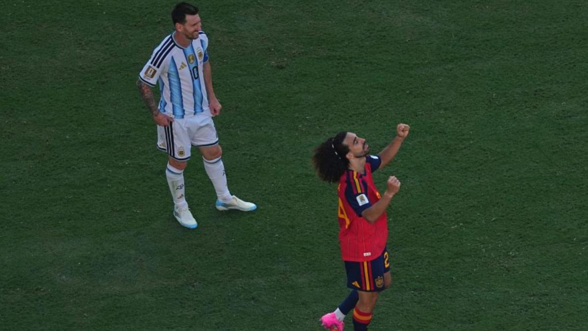 Las lágrimas de Cucurella en zona mixta: "