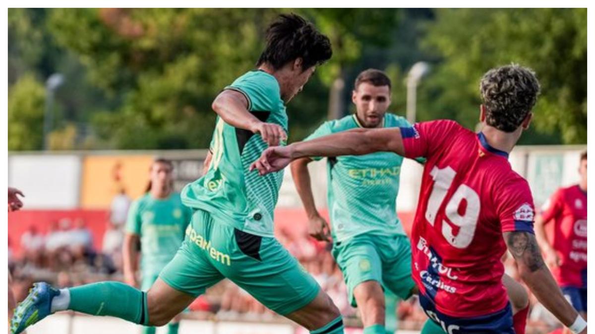 Girona golea al Olot en su primer amistoso de pretemporada con doblete de Minsu