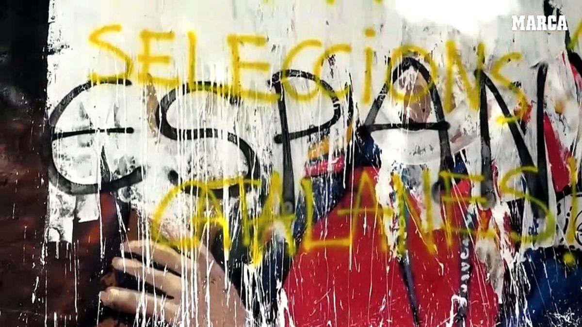 TVBoy y el mural vandalizado de Ferran Torres: "Me han hecho un favor, han amplificado el mensaje