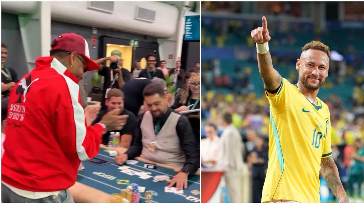 Neymar desafía las críticas con ironía: "La vida es una broma" tras aparecer jugando póker mientras el Santos competía en Copa Sudamericana