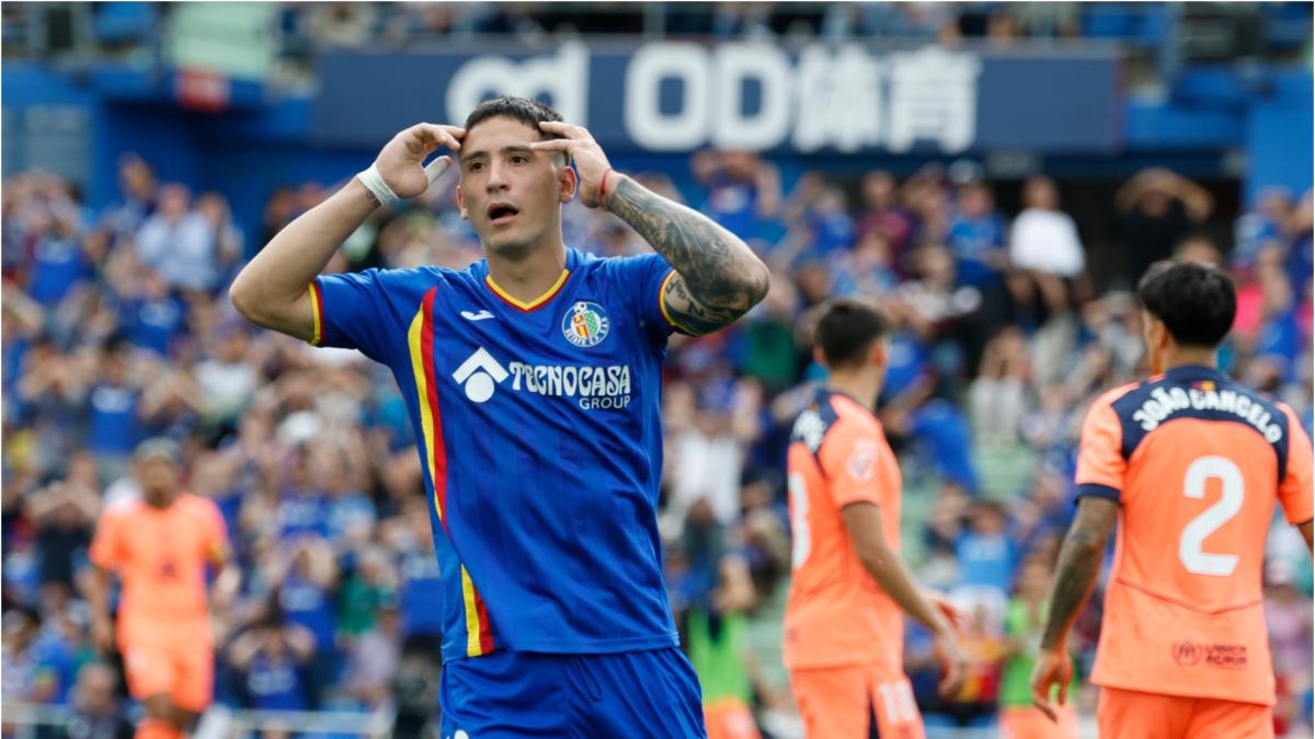 Martín Satriano arranca enchufado: dos goles en dos partidos de pretemporada con el Getafe