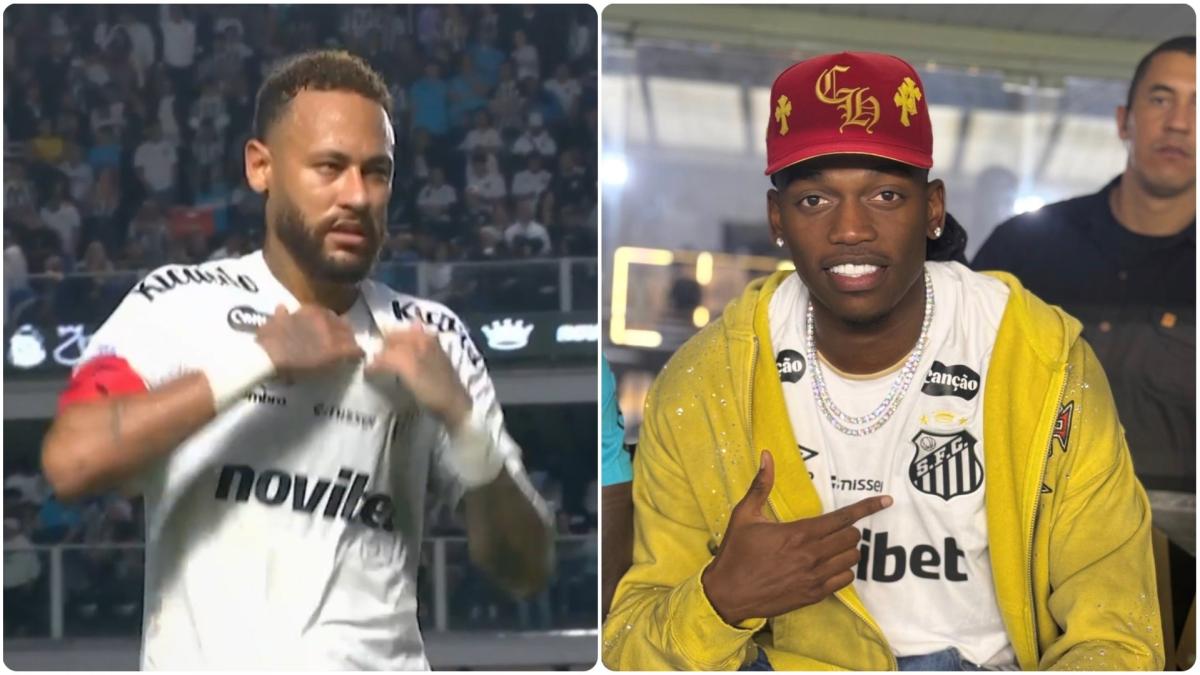 Neymar y Leao protagonizan un emotivo intercambio de camisetas tras el partido