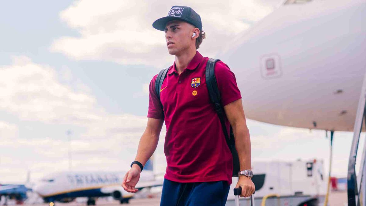 El Barça ya se entrena en Inglaterra: Araujo y Fermín trabajan con el grupo