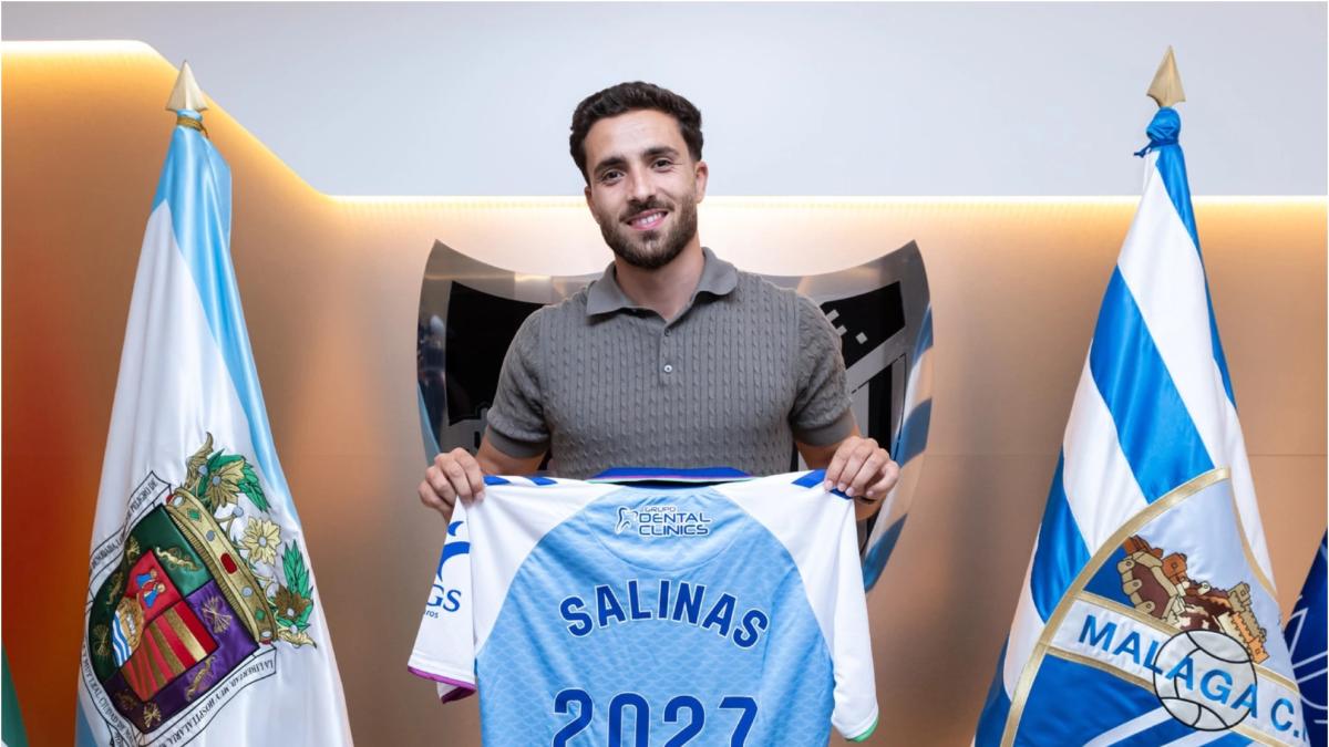 Salinas completa el lateral izquierdo del Málaga