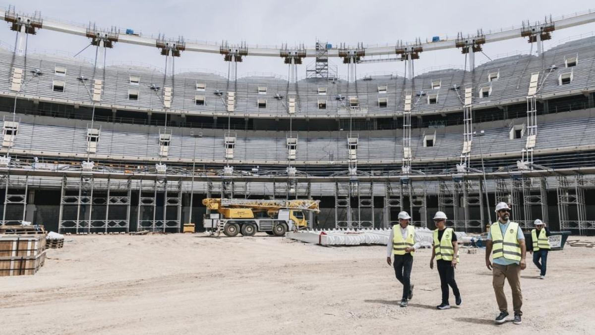 There's less left to see Valencia's new home: this is how the works on the New Mestalla are progressing