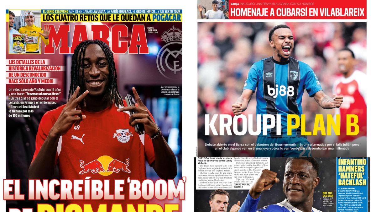 Diomande's incredible 'boom', Barça's plan B in attack...