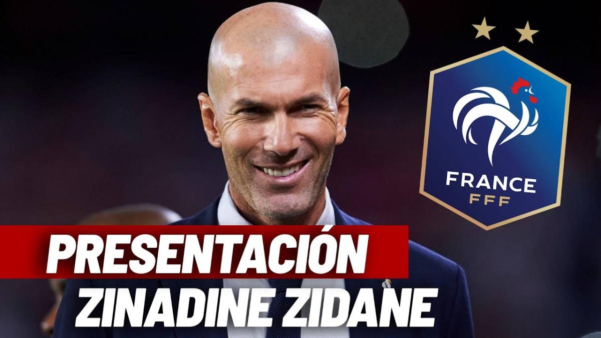 Zidane vuelve al fútbol: presentado oficialmente como nuevo seleccionador de Francia
