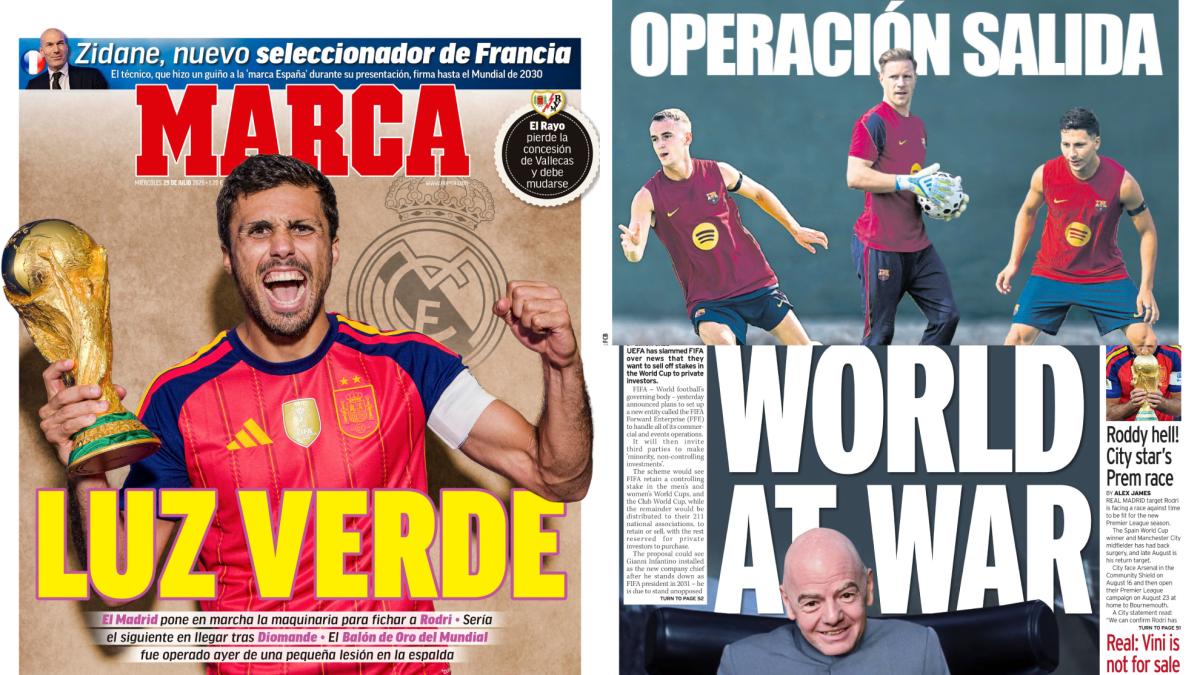 The English press mercilessly attacks Infantino