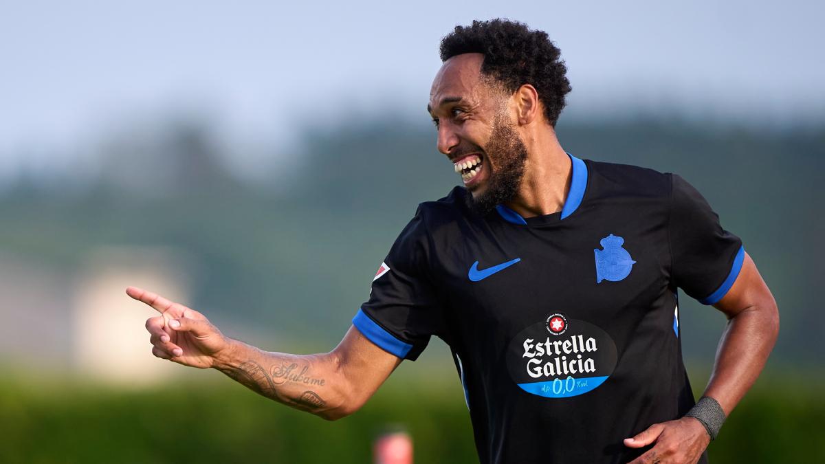 Aubameyang fait ses débuts avec Dépor