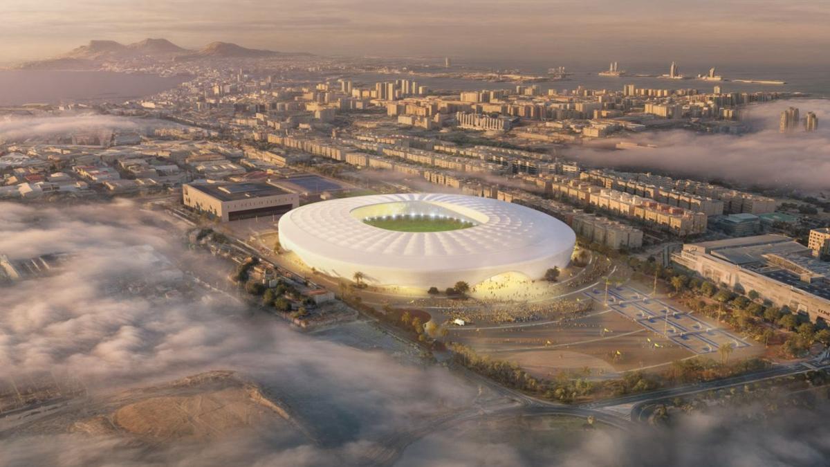 El Estadio de Gran Canaria relanza su ambicioso proyecto 'La Nube' con un presupuesto de 234 millones de euros
