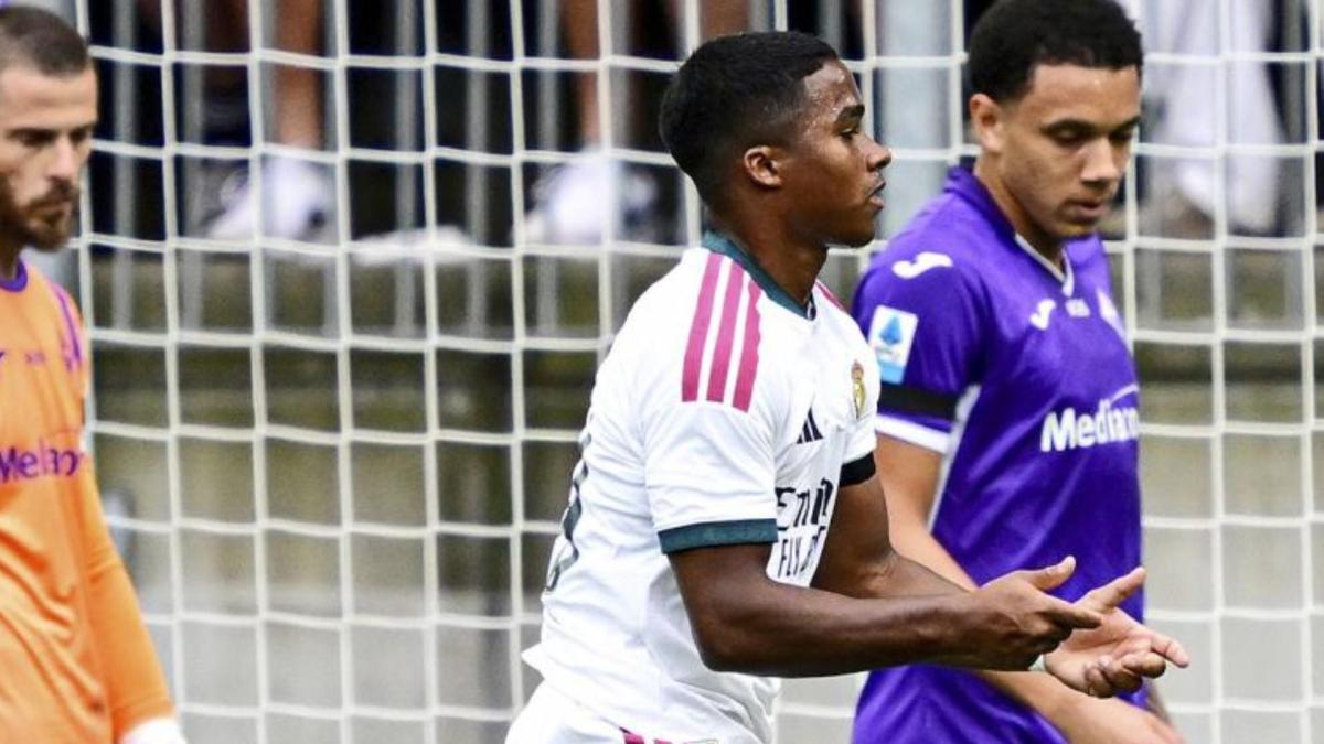 Gol de Endrick (1-0) en el Real Madrid - Fiorentina