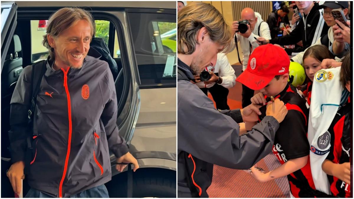 Los aficionados del Milan enloquecen con la llegada de Modric