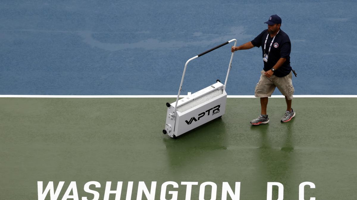 Rafa Jódar will have to wait to play the grand final in Washington after the suspension due to storms