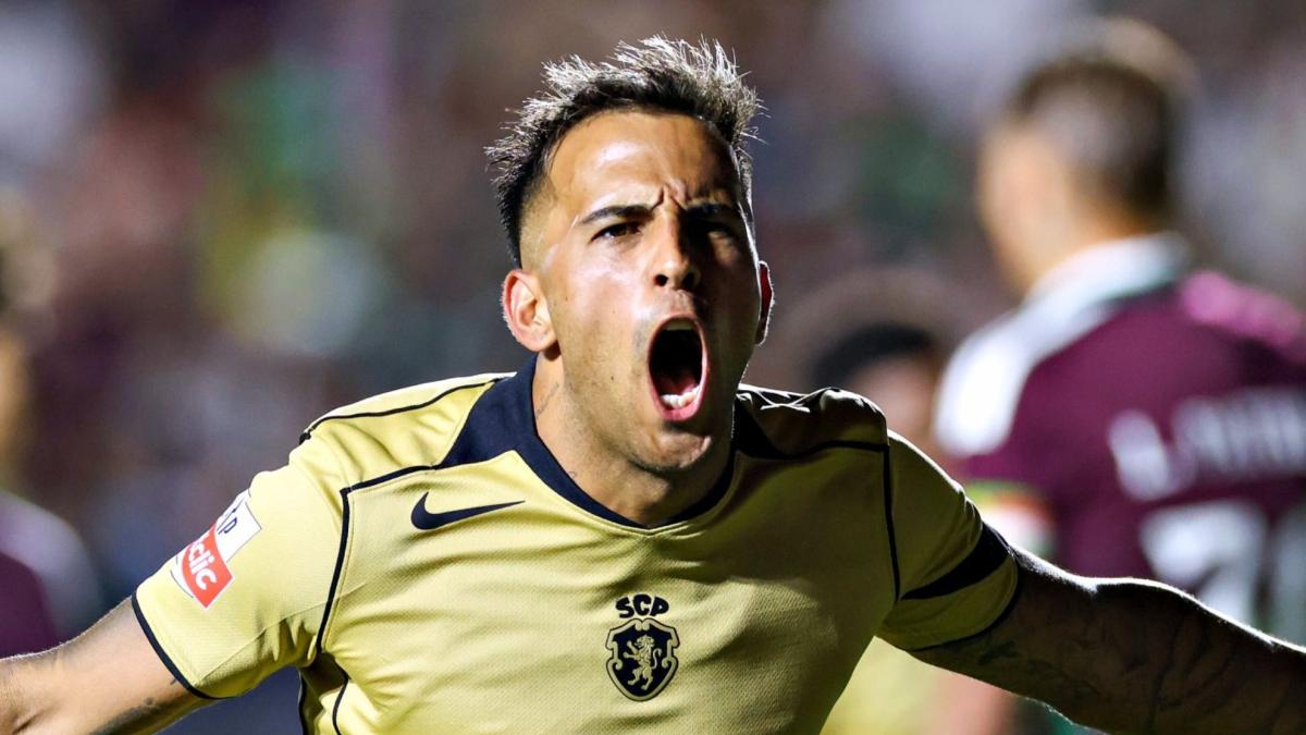 La primera exhibición de Rodrigo Zalazar no basta para el Sporting CP