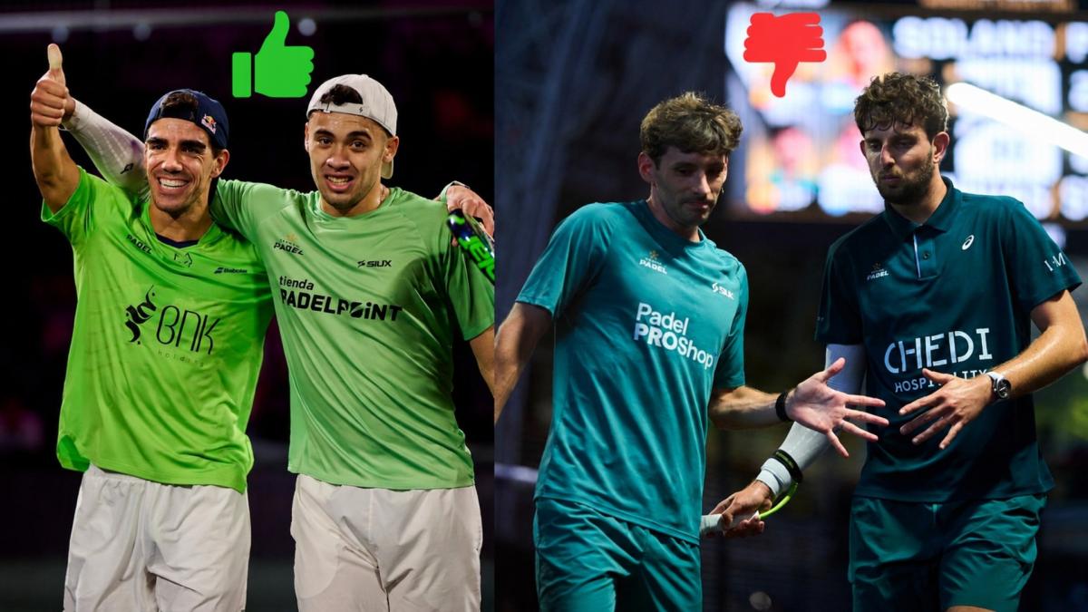 Las notas del primer semestre de Premier Padel: Lebrón y Augsburger, las rupturas, el circuito...