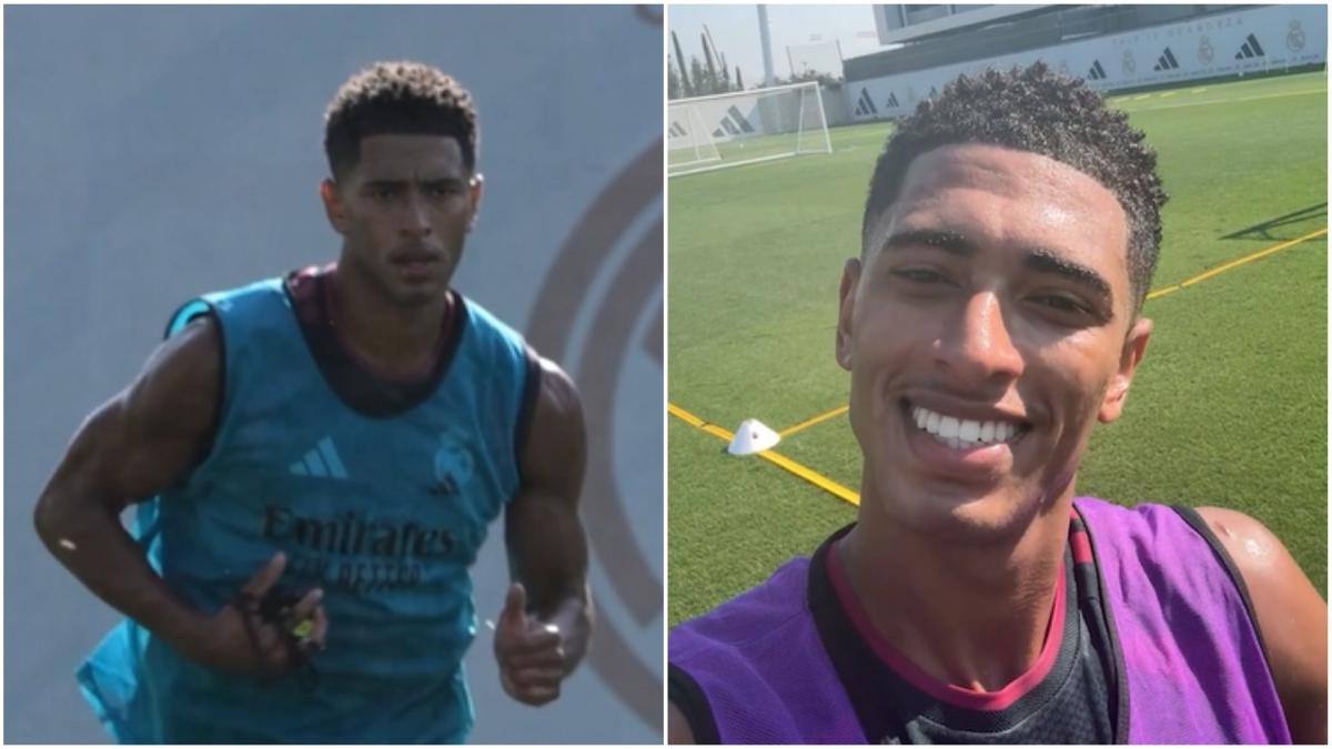 ¡Hey Jude! Bellingham regresa a los entrenamientos del Madrid