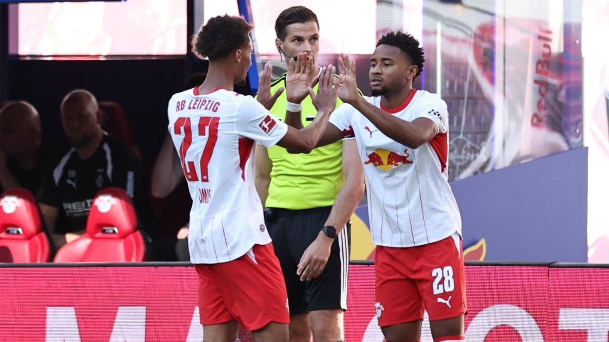 Nkunku vuelve a brillar con el Leipzig bajo Demichelis