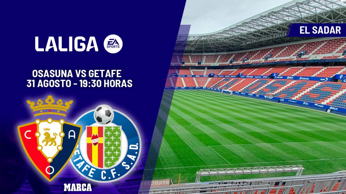 Osasuna y Getafe se enfrentan en vivo en LaLiga EA Sports