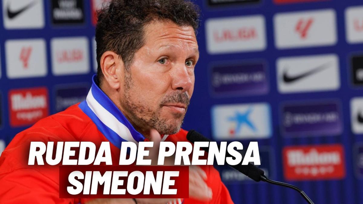 Simeone se presenta antes del choque contra Osasuna