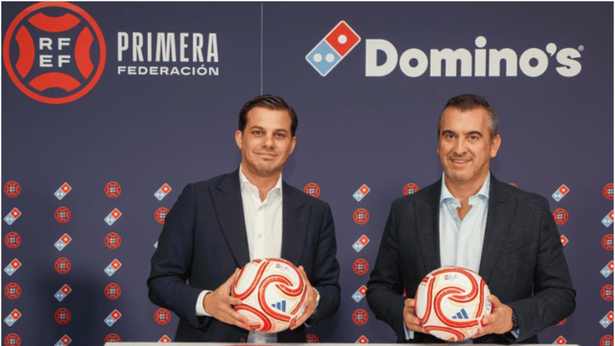 La Primera Federación firma nuevo convenio comercial con Domino's Pizza