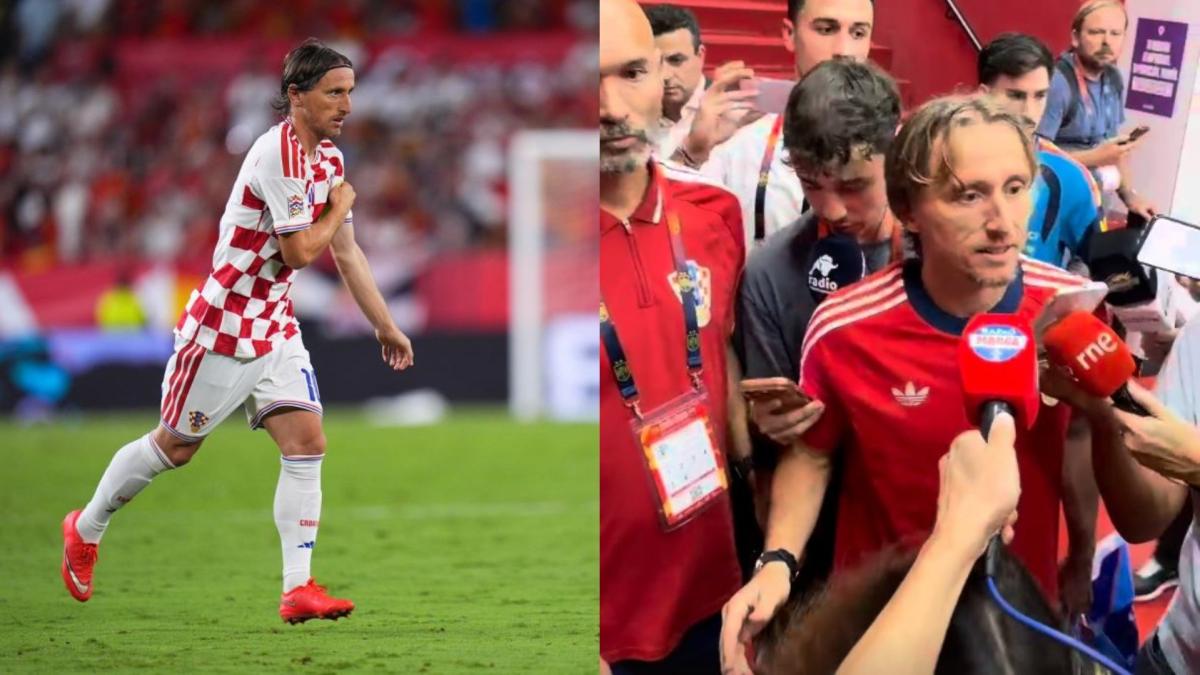 Y Modric desató la locura en la zona mixta