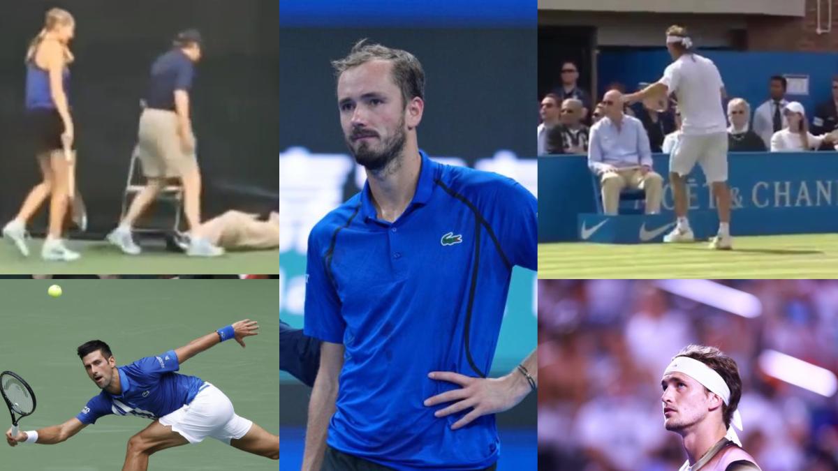 Descalificaciones en el tenis: un fenómeno recurrente en grandes nombres
