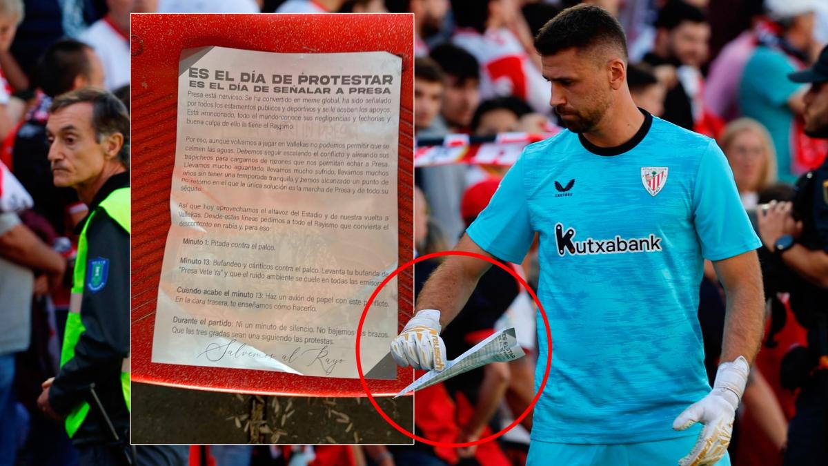 Suspende el encuentro Rayo-Athletic tras lanzamiento de aviones de papel con panfletos
