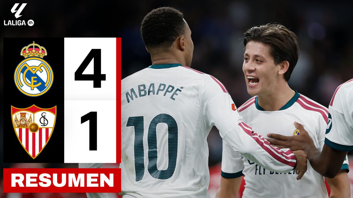 Real Madrid 4-1 Sevilla | Resumen LaLiga