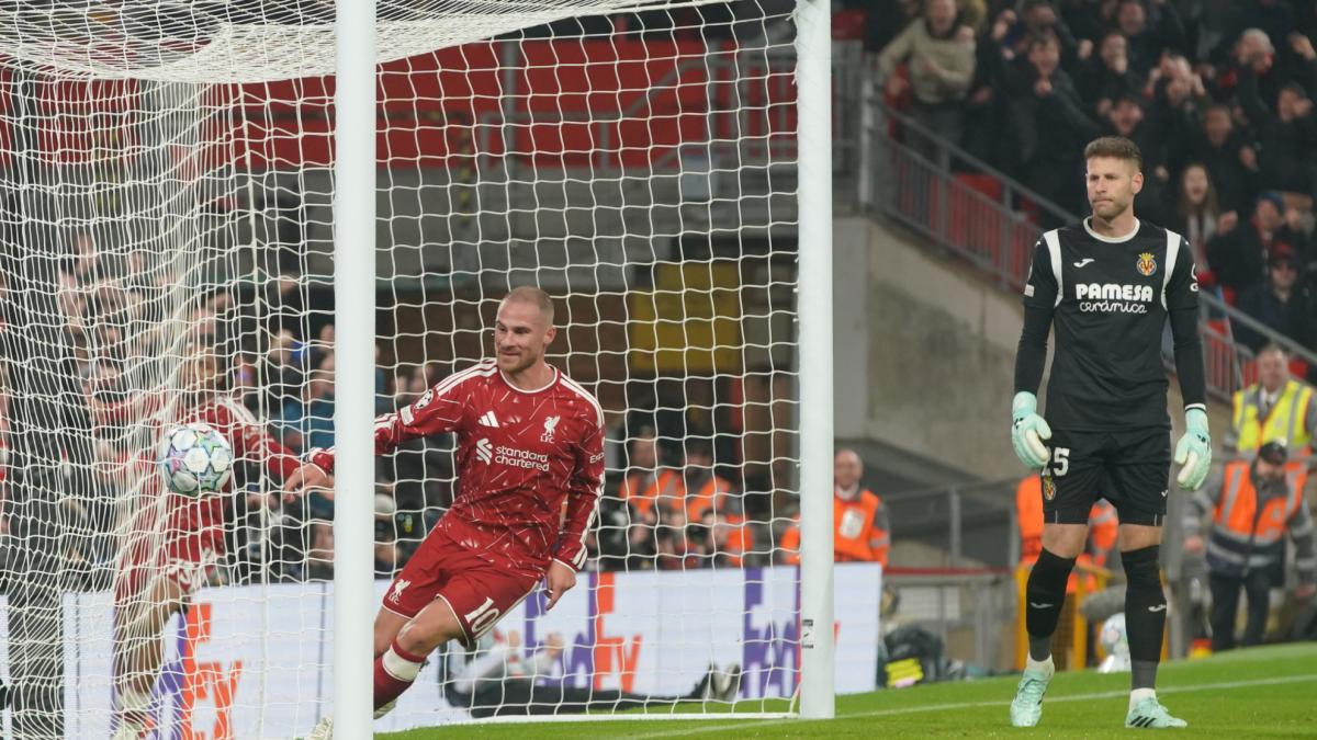 El Liverpool supera al Villarreal en un vibrante encuentro en Anfield