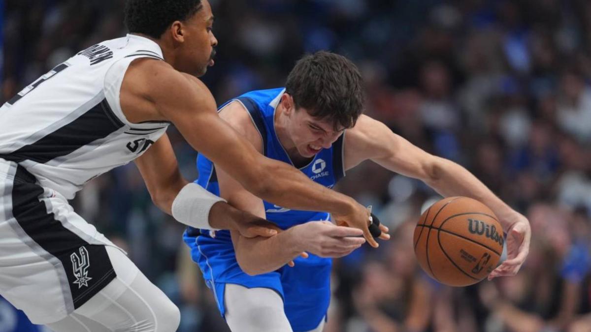 La primera gran noche de De Larrea en la NBA topa con Wembanyama