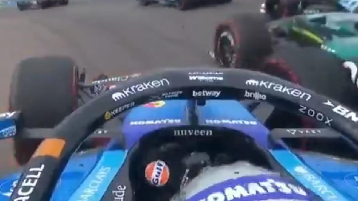 Albon responde al ataque de Alonso