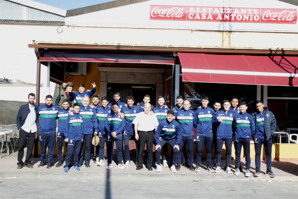 El Córdoba Patrimonio de la Humanidad, en Casa Antonio, antes de medirse al BeSoccer UMA Antequera