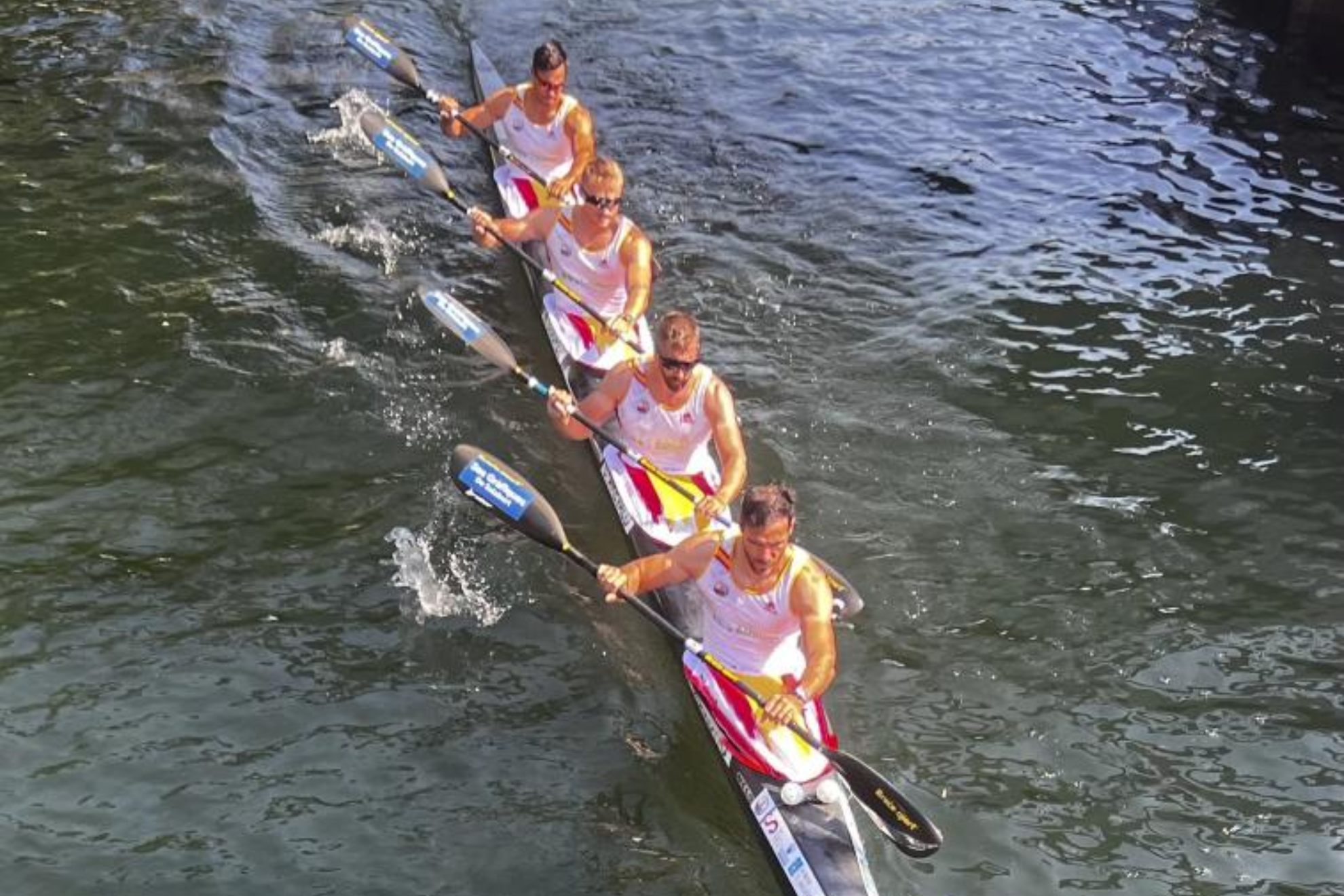 Craviotto, Cooper, Arévalo y Germade, en los Mundiales de Duisburgo.