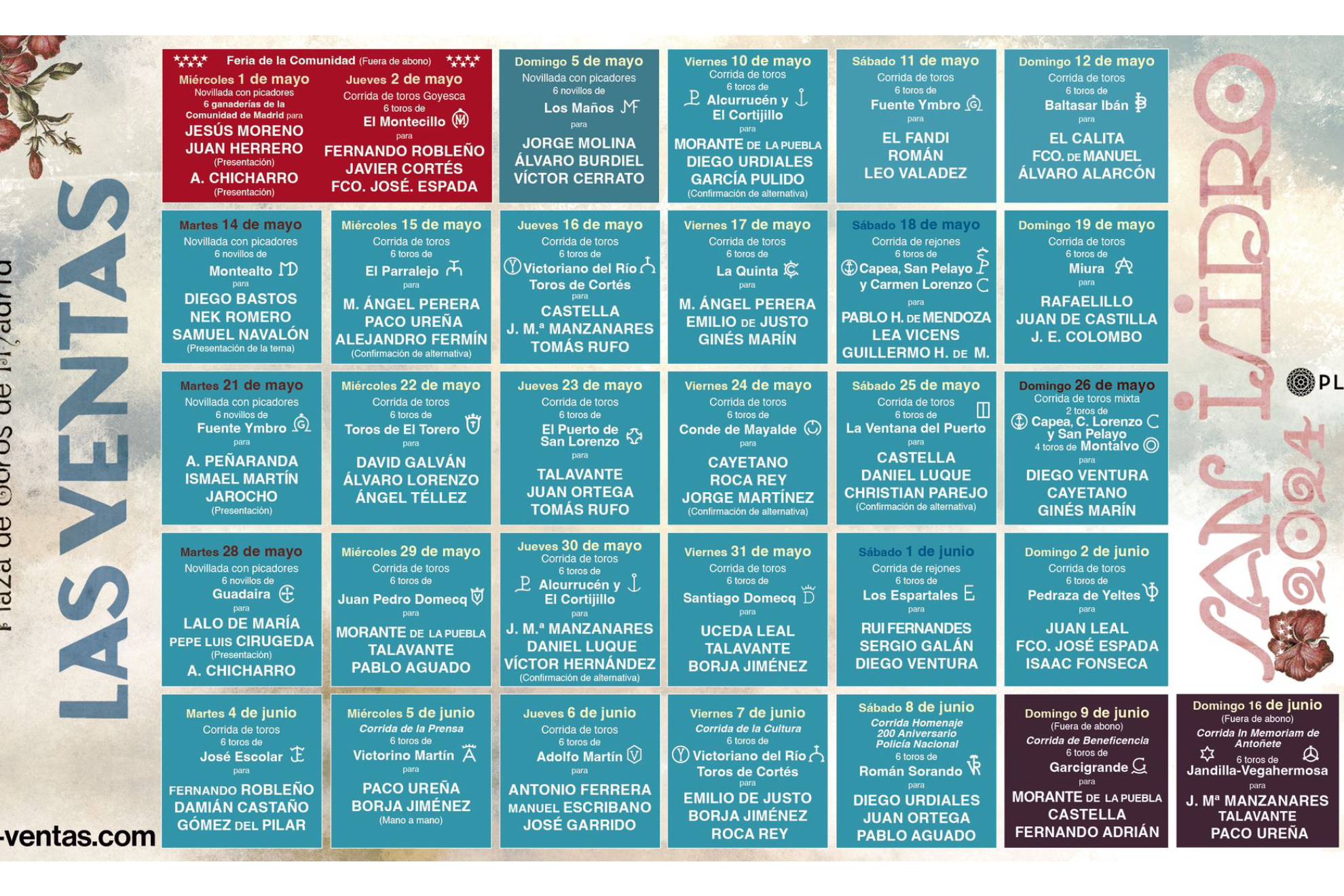 Toros de la Feria de San Isidro 2024: cartel, fechas, horarios y dónde ...