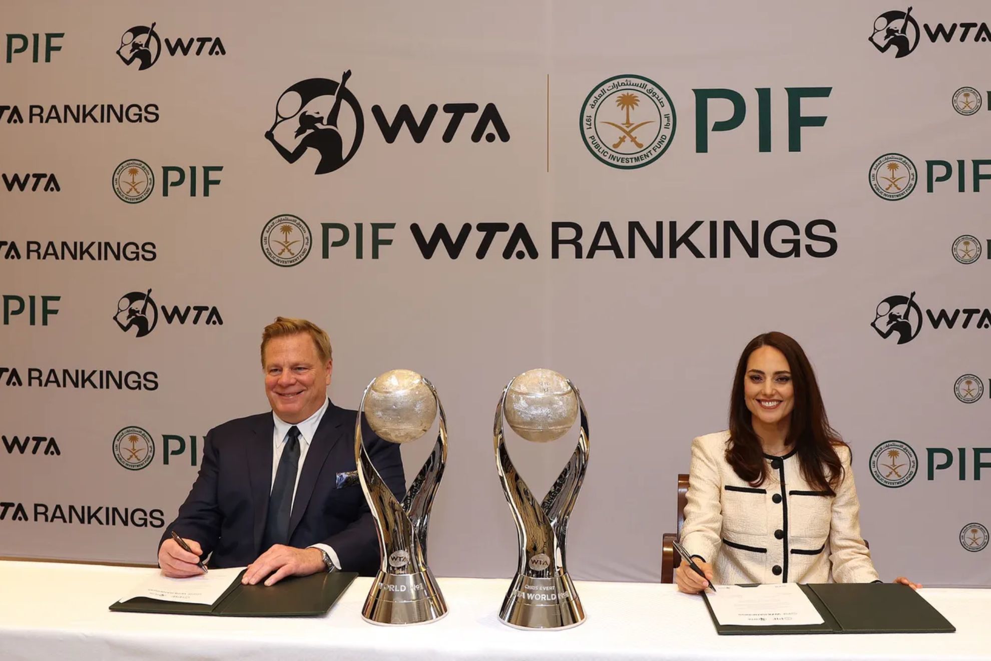 La WTA y el PIF saudí anuncian una 'asociación plurianual'