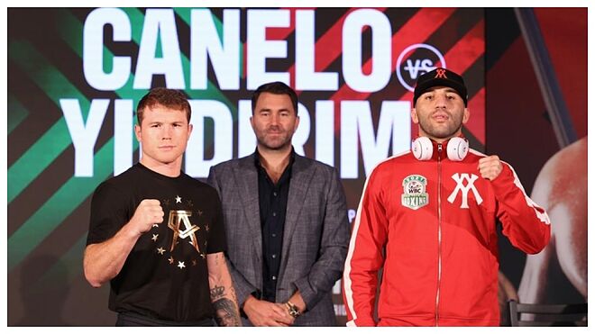 Canelo Álvarez se enfrenta a Avni Yildirim.