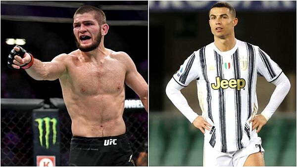 Khabib y Cristiano Ronaldo.