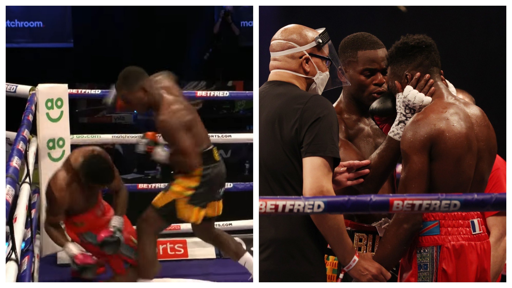 Joshua Buatsi noquea a Daniel Blenda Dos Santos en Mánchester.