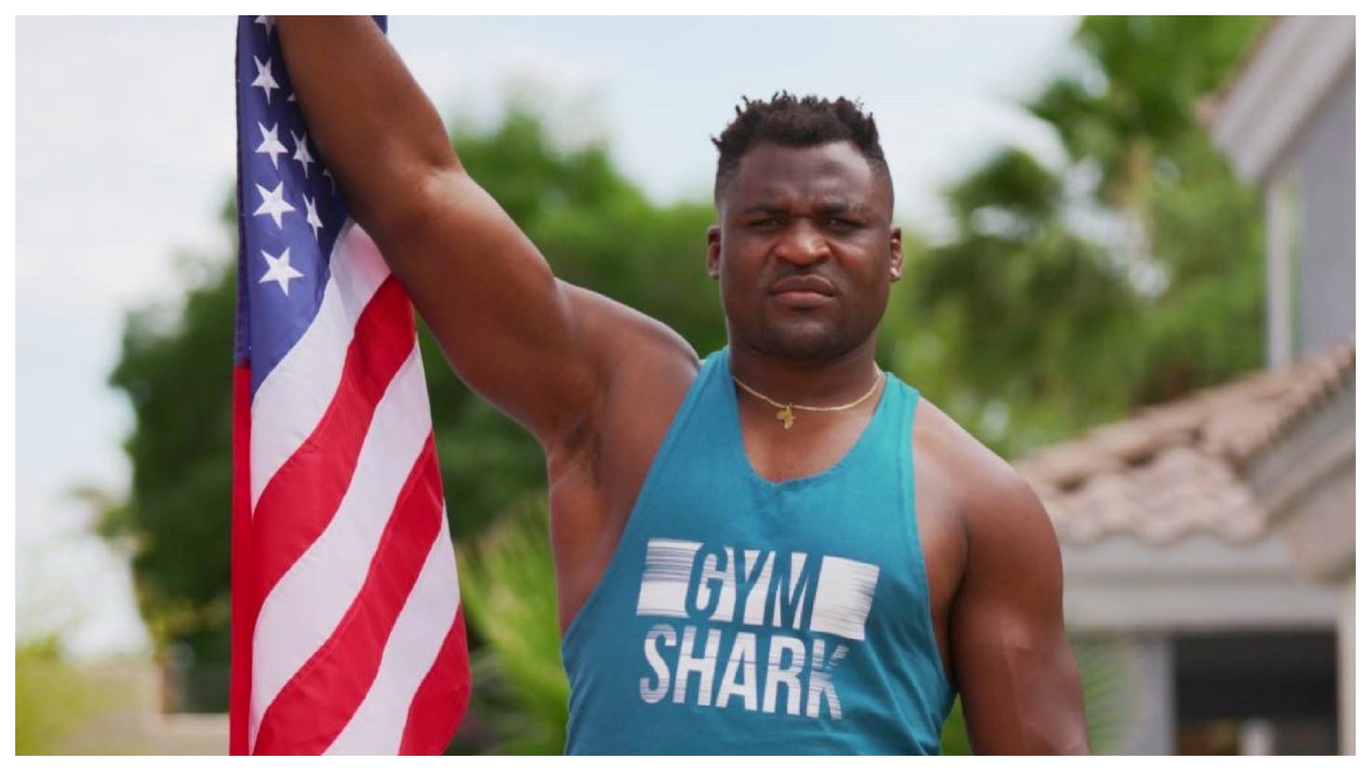 Francis Ngannou celebró el 4 de julio, día de la independencia de EEUU.