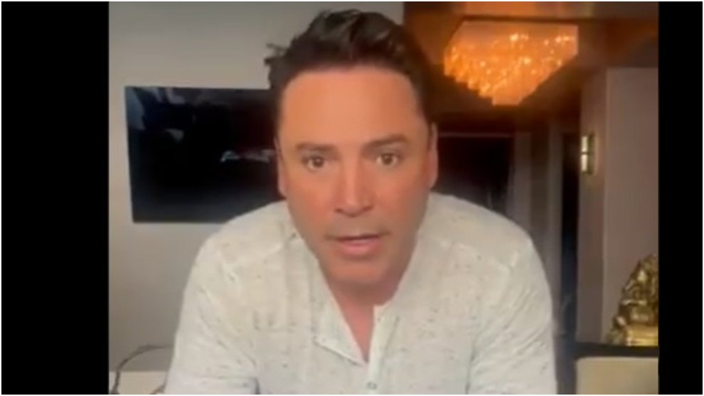 Óscar de la Hoya, en su domicilio.