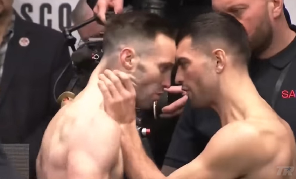 Josh Taylor y Kack Catterall, tras el pesaje de ambos