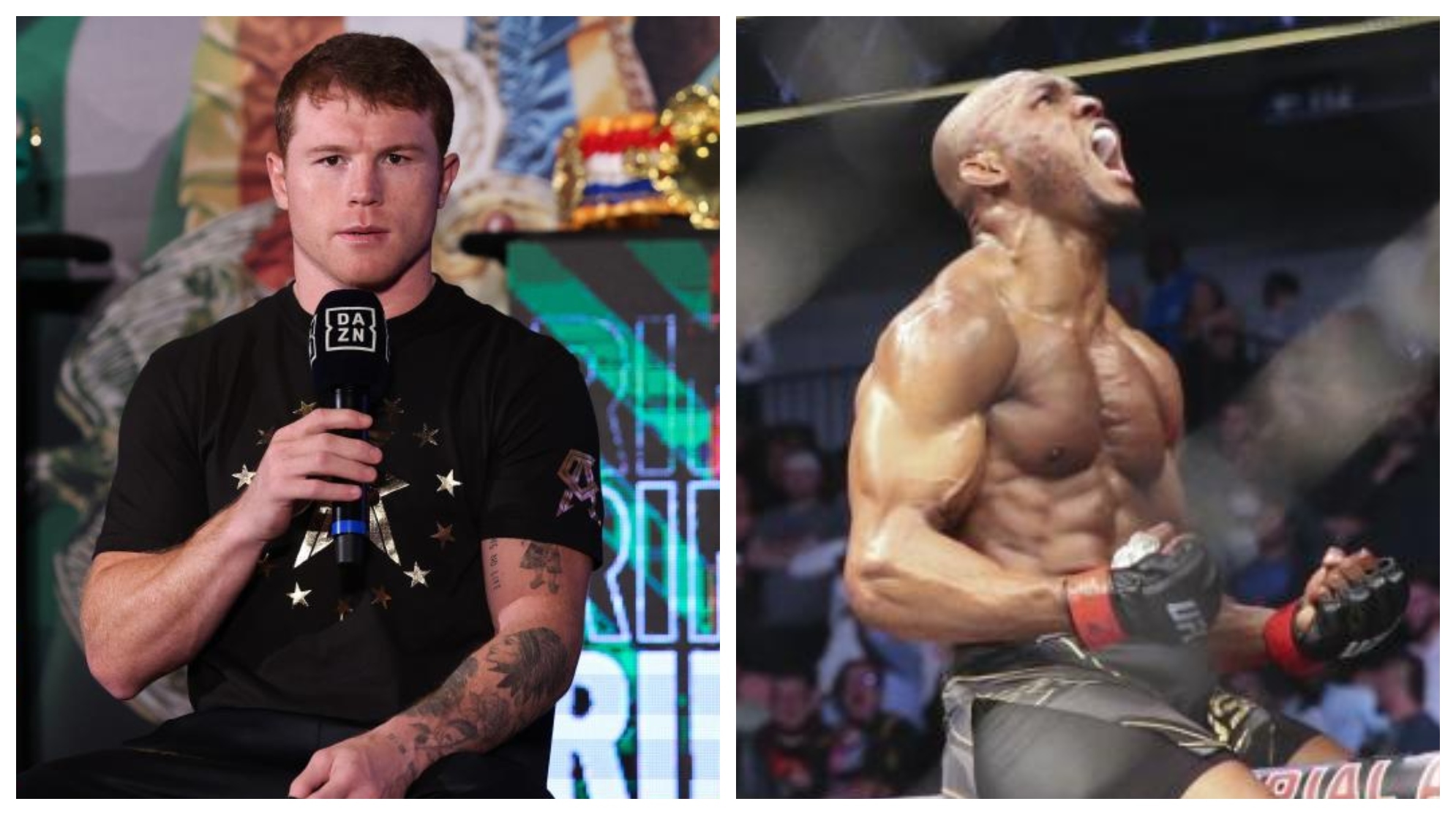 Canelo Álvarez y Kamaru Usman.