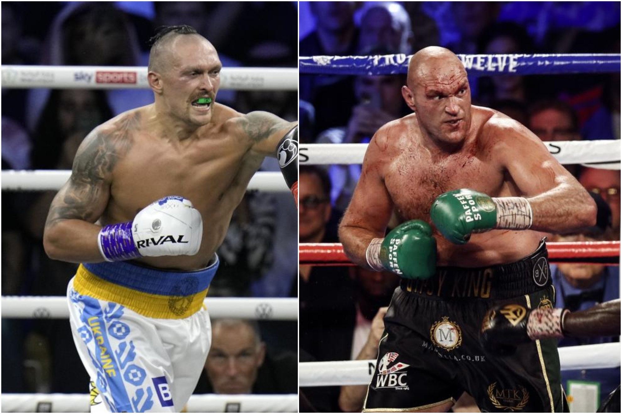 Usyk y Fury, en dos combates.