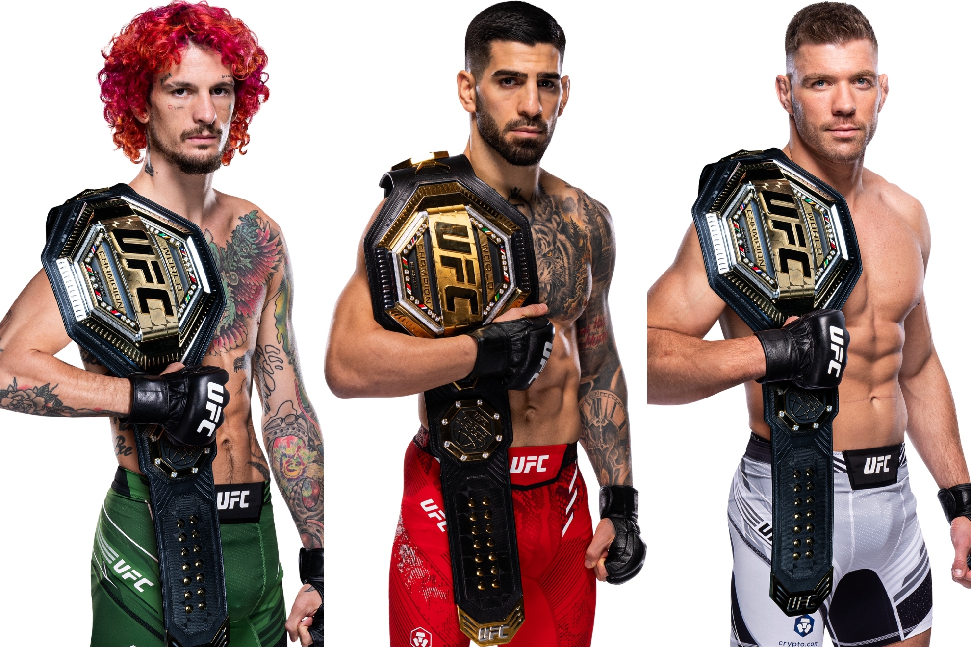 O'Malley, Topuria y Du Plessis.