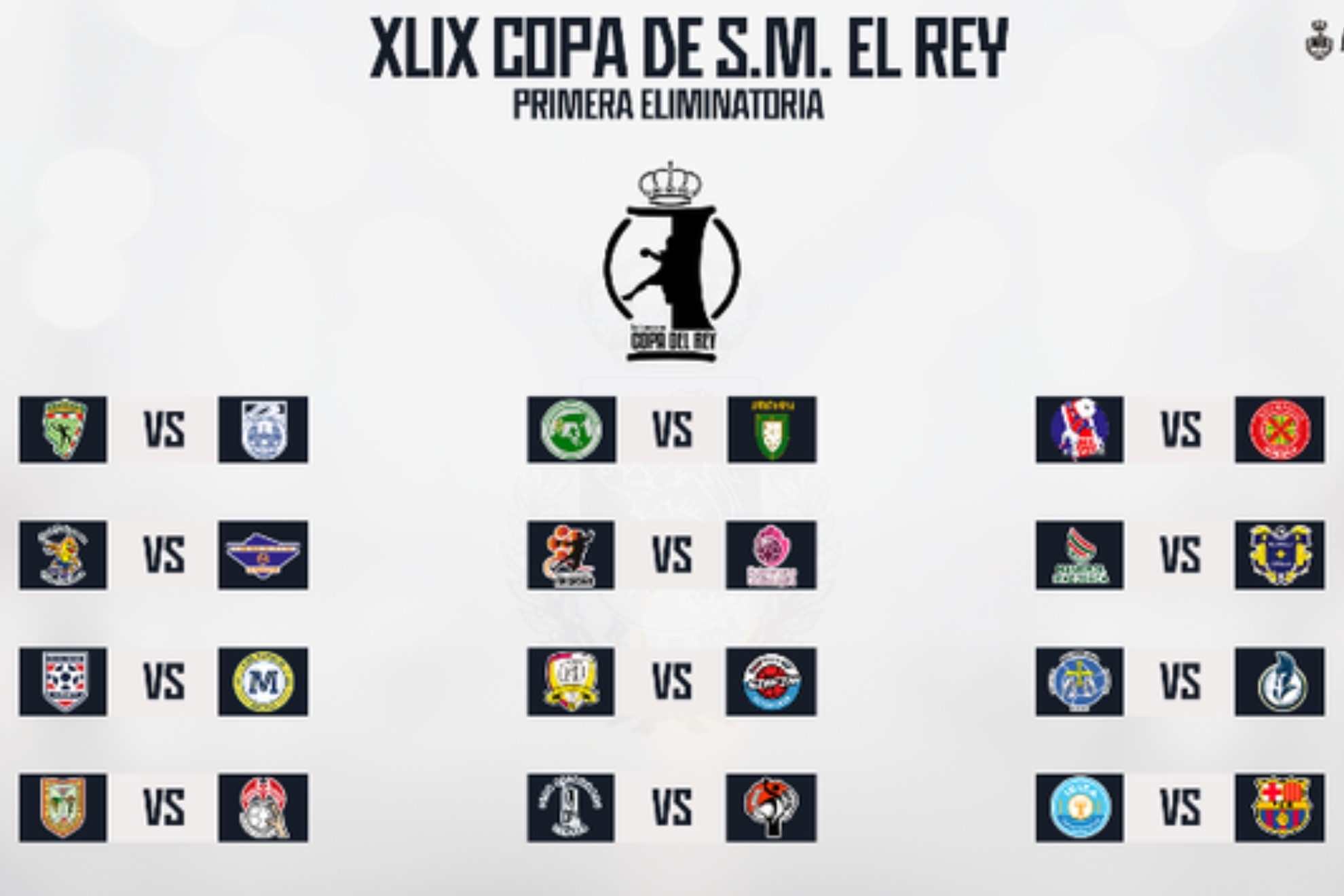Sorteada la primera ronda de la Copa del Rey