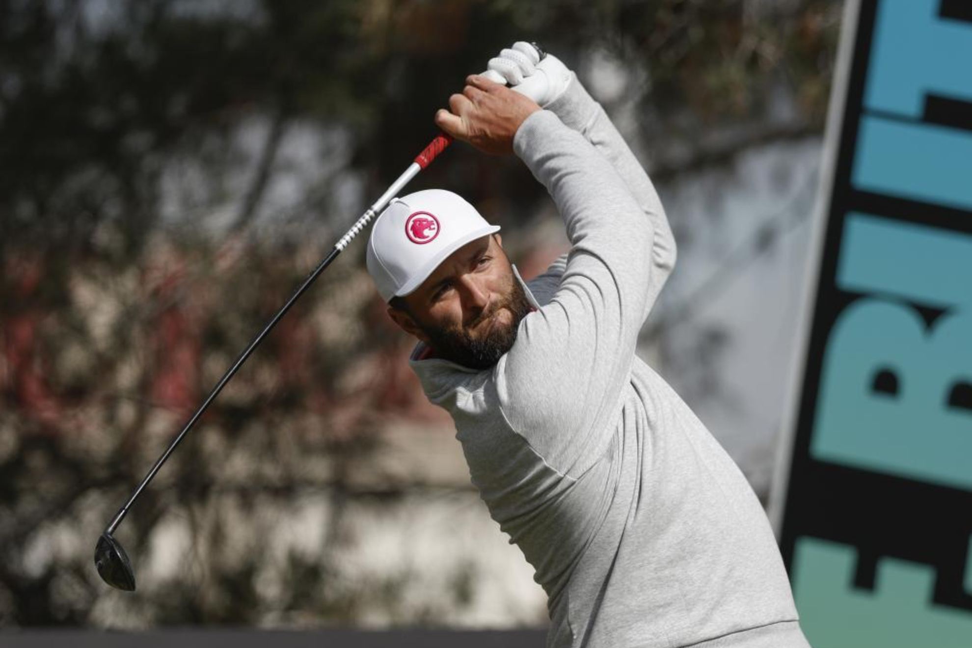 Jon Rahm, durante la segunda ronda del torneo de Las Vegas del LIV Golf.