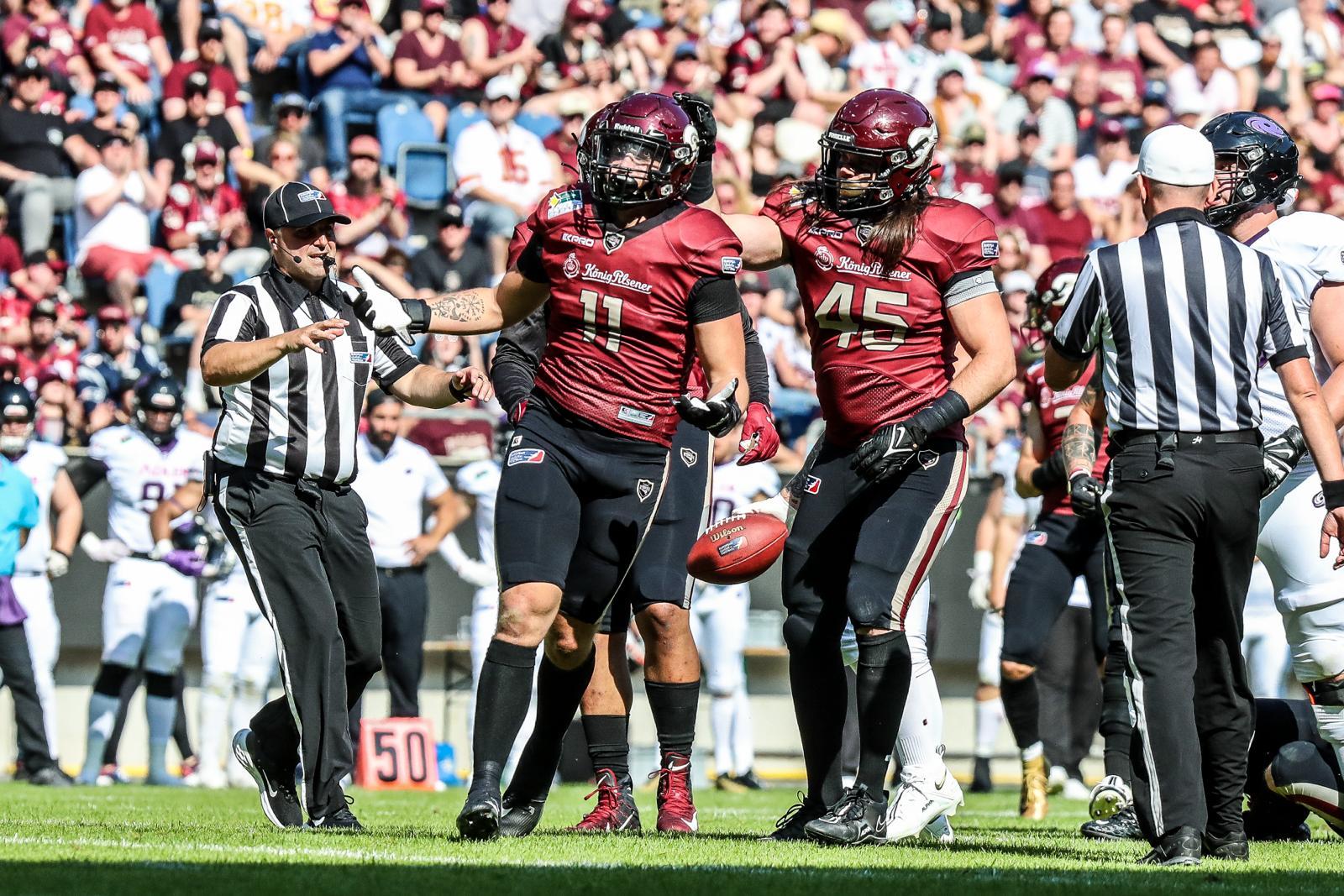Alejandro Fernandez con los Rhein Fire en la EFL