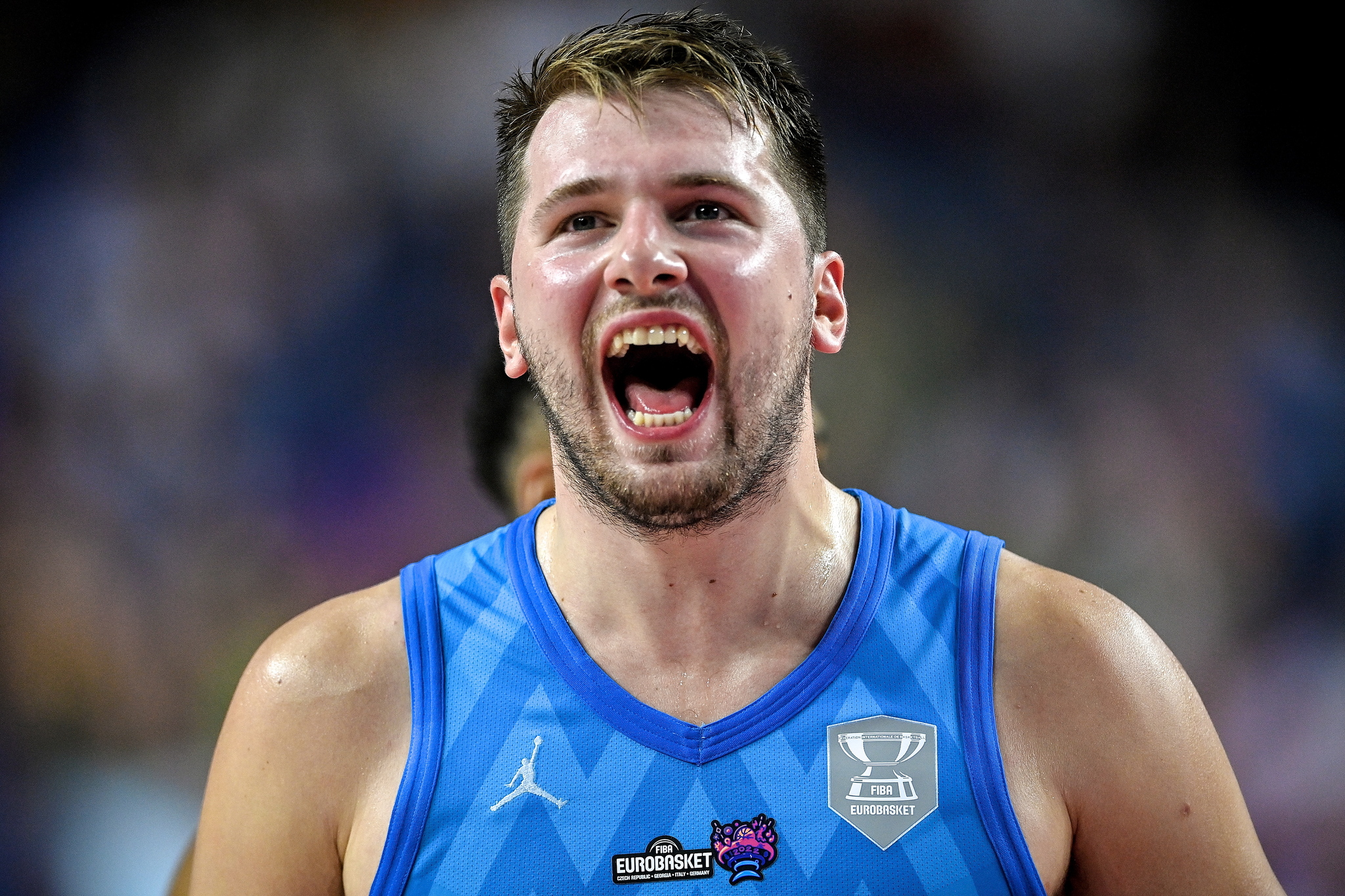 Doncic, celebra.