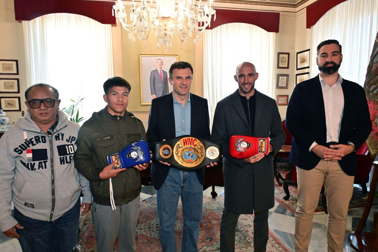 Recepción con motivo del Cádiz Figth Nigth 3.