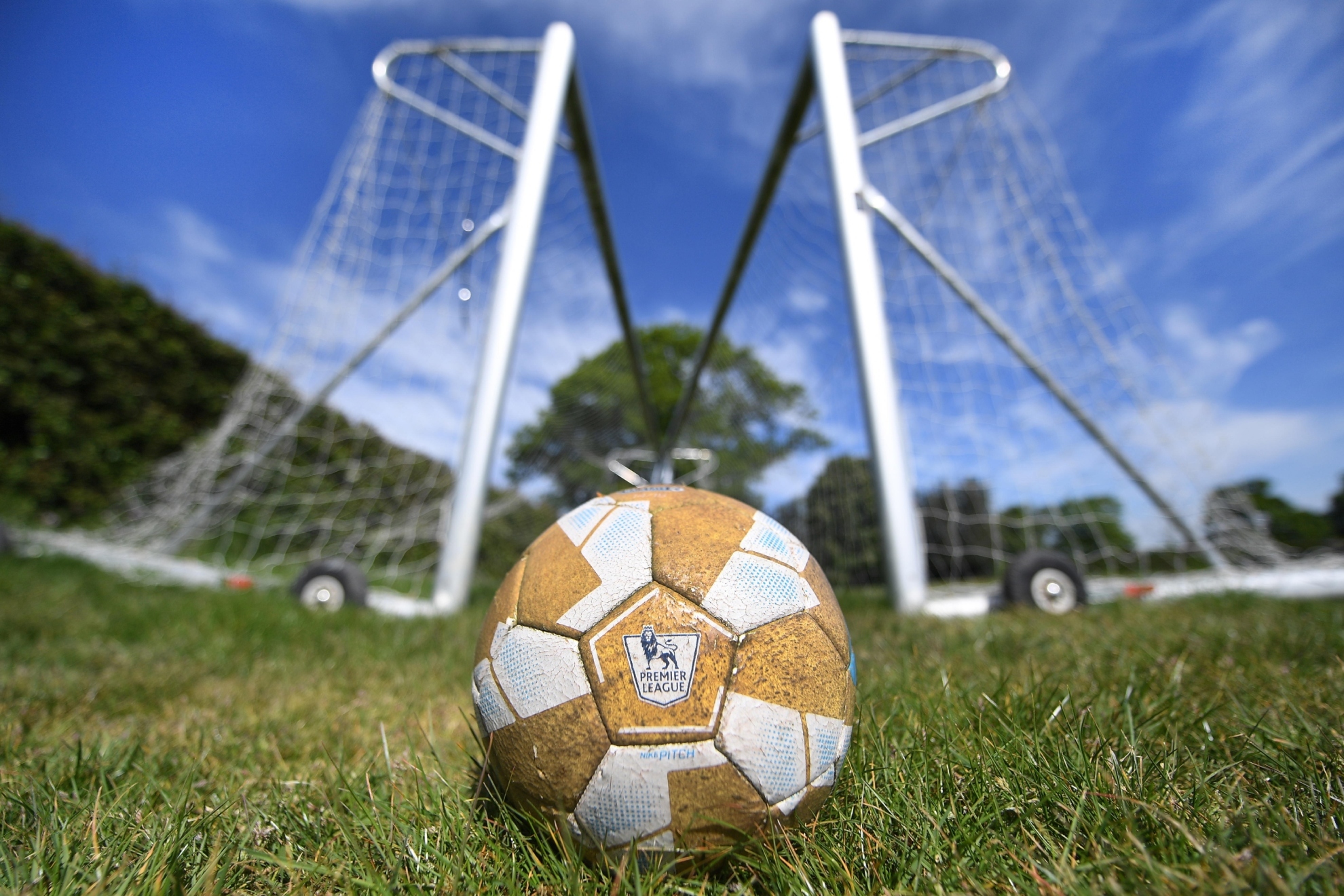 Una imagen con el balón de la Premier.